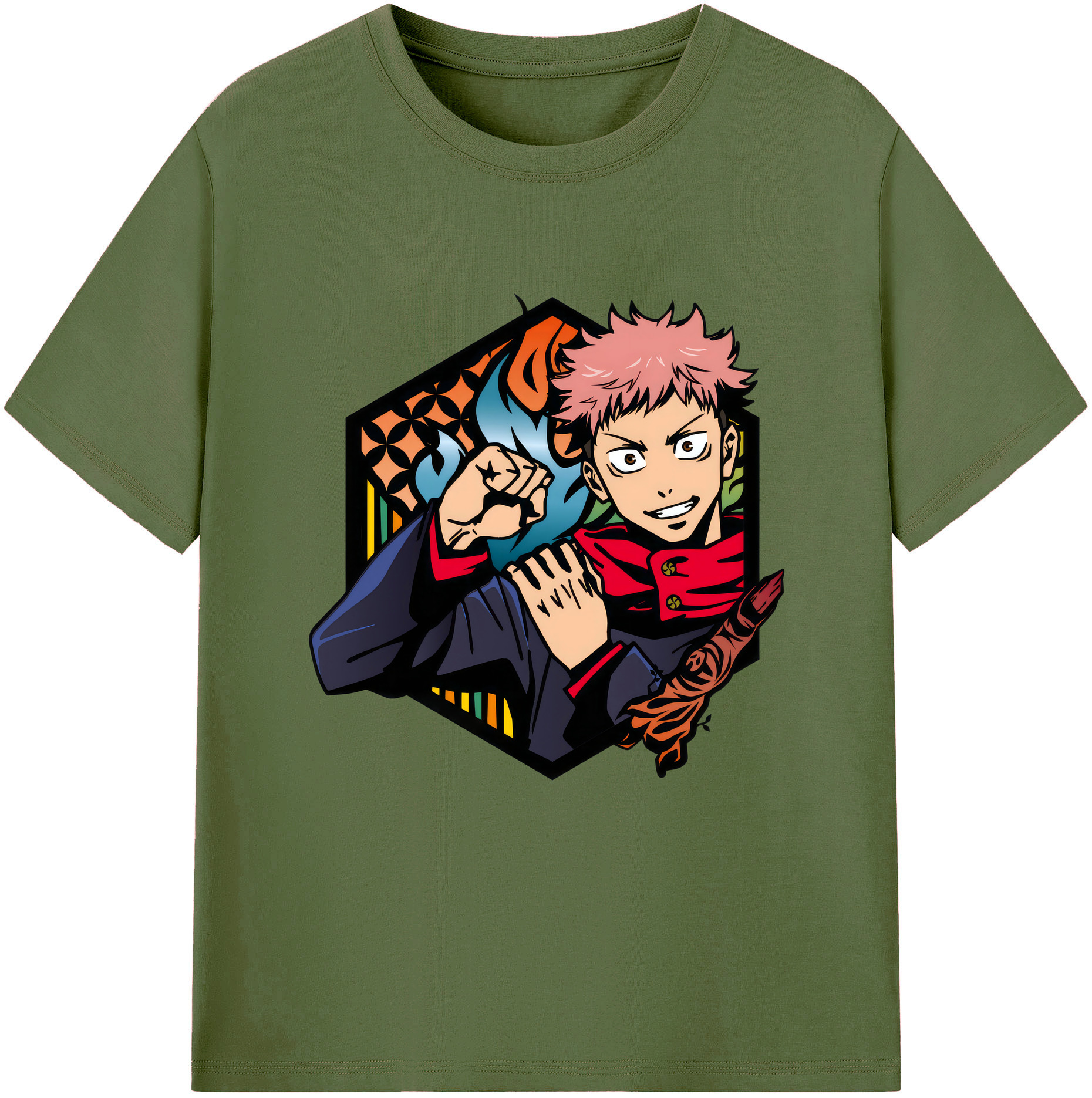 （画像用） 呪術廻戦 Jujutsu Kaisen 綿100％半袖Tシャツ（フロントプリント）